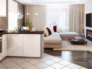 Как выбрать плитку в кухню-гостиную