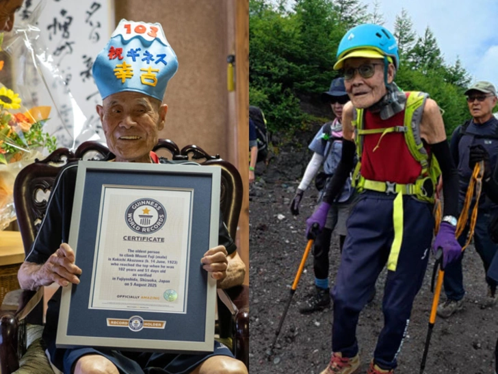 «Ползи, пока можешь»: 102-летний японец покорил гору Фудзи. А какие у вас планы на пенсию?