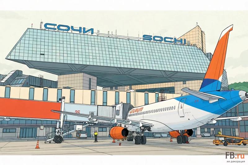 11 рейсов в Сочи ушли на запасные аэродромы из-за БПЛА