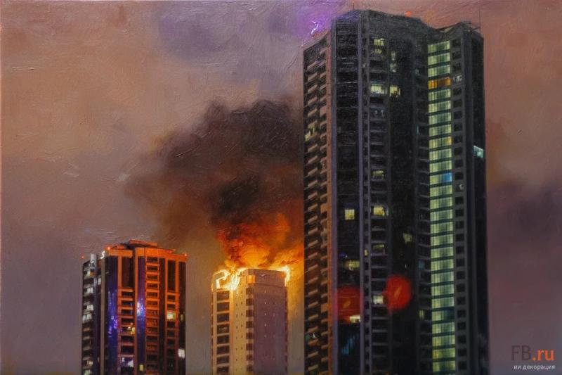 Удар дрона по небоскрёбу в Town Square Дубая