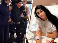 Парализованная девушка сделала первые шаги за 10 лет благодаря экзоскелету (видео)