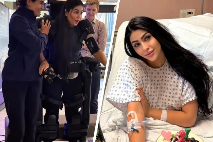 Парализованная девушка сделала первые шаги за 10 лет благодаря экзоскелету&nbsp;(видео)